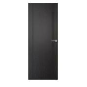 Black Montreal Lamianated Pre-finished Internal Door Wooden Timber